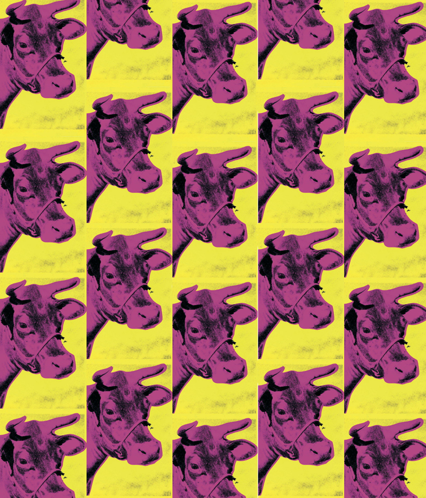 Andy Warhol Pop Art Cow - HD Wallpaper 