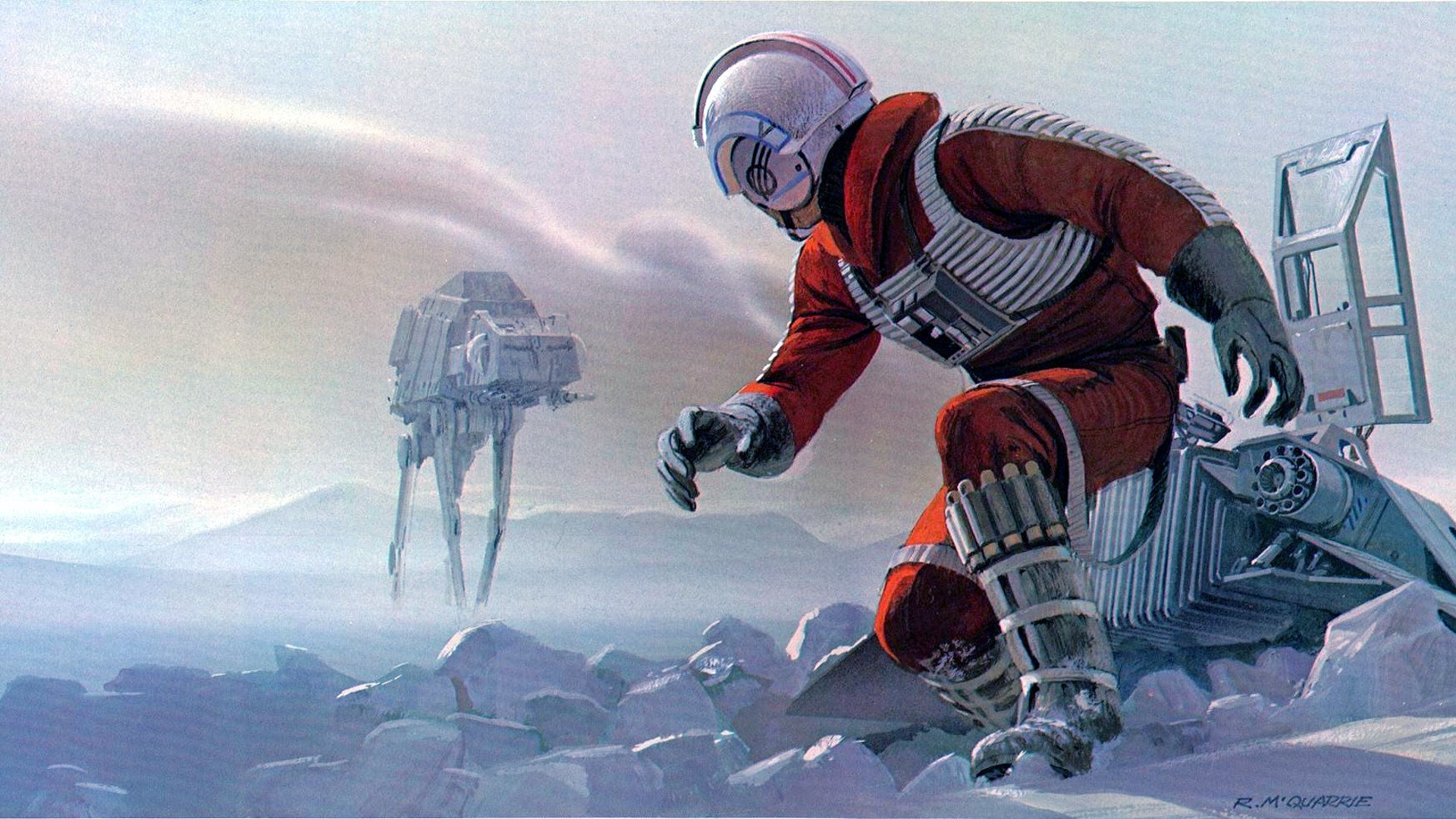High Resolution Star Wars Episode 5 - Ralph Mcquarrie Star Wars - HD Wallpaper 