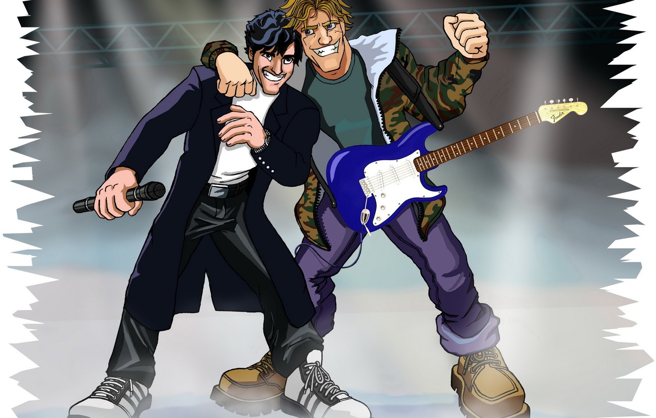 Photo Wallpaper Art, Thomas Anders, Dieter Bohlen, - Modern Talking Fan Art - HD Wallpaper 