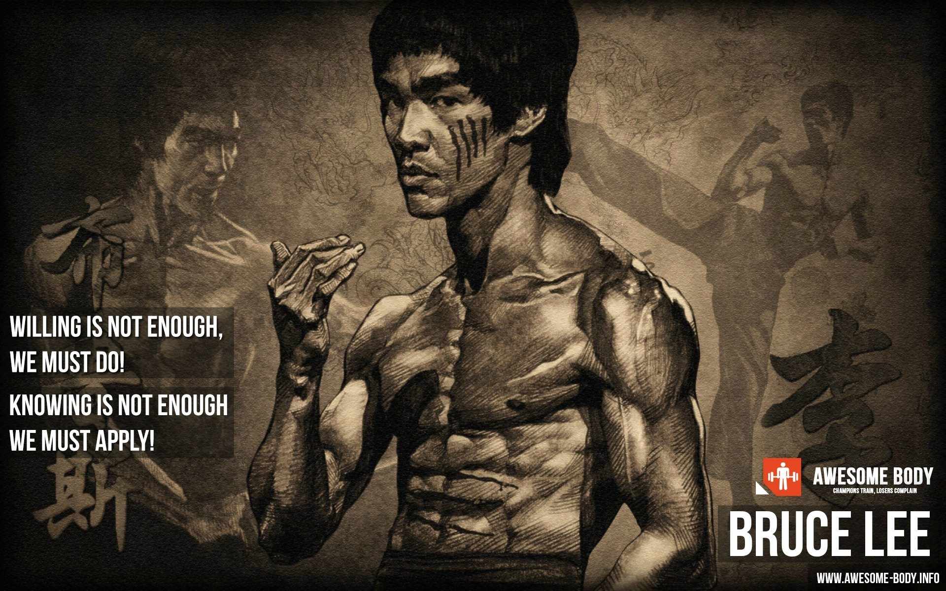 1080p Bruce Lee Hd - HD Wallpaper 