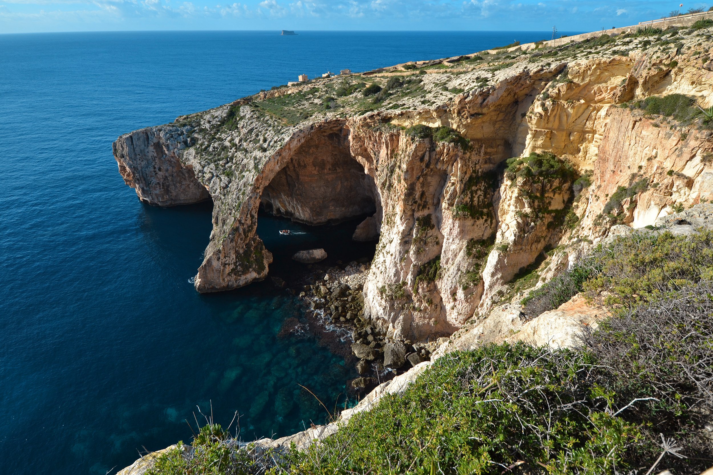 Blue Grotto - HD Wallpaper 