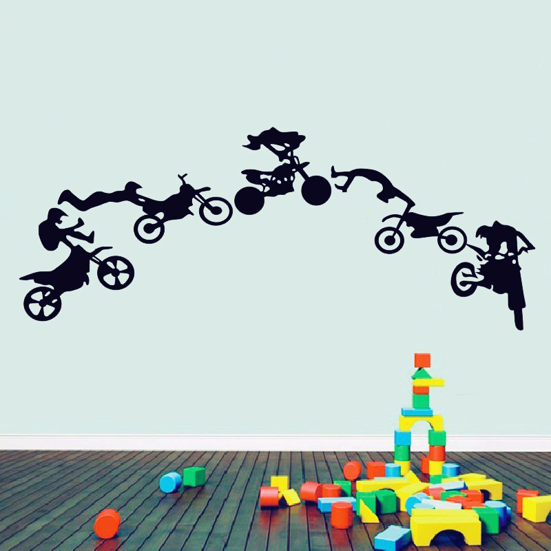 Motorbike Wall Stickers - HD Wallpaper 
