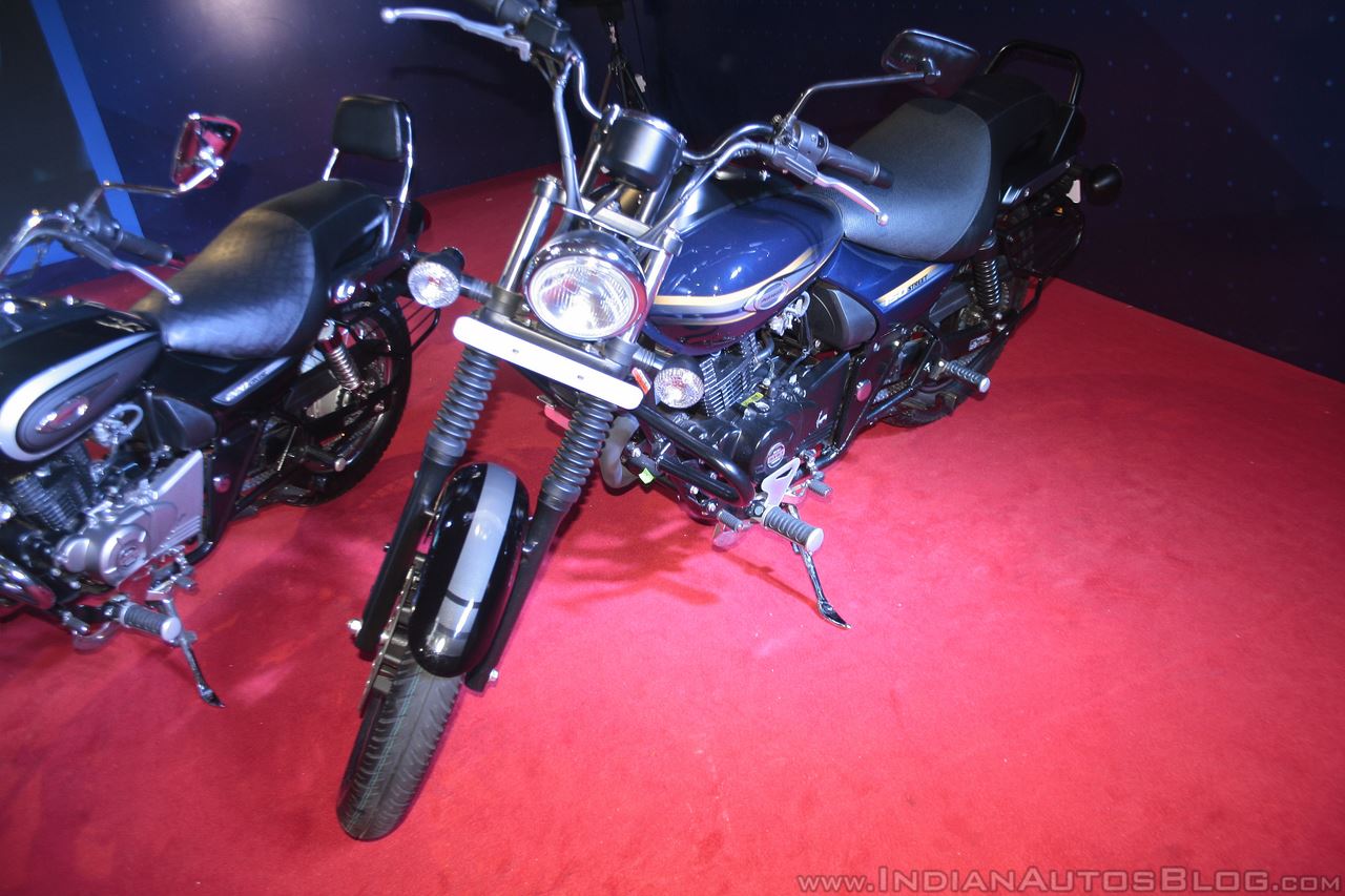 Bajaj Avenger 150 Street Front At Aps - Bajaj Avenger Street 150 Blue Colour - HD Wallpaper 