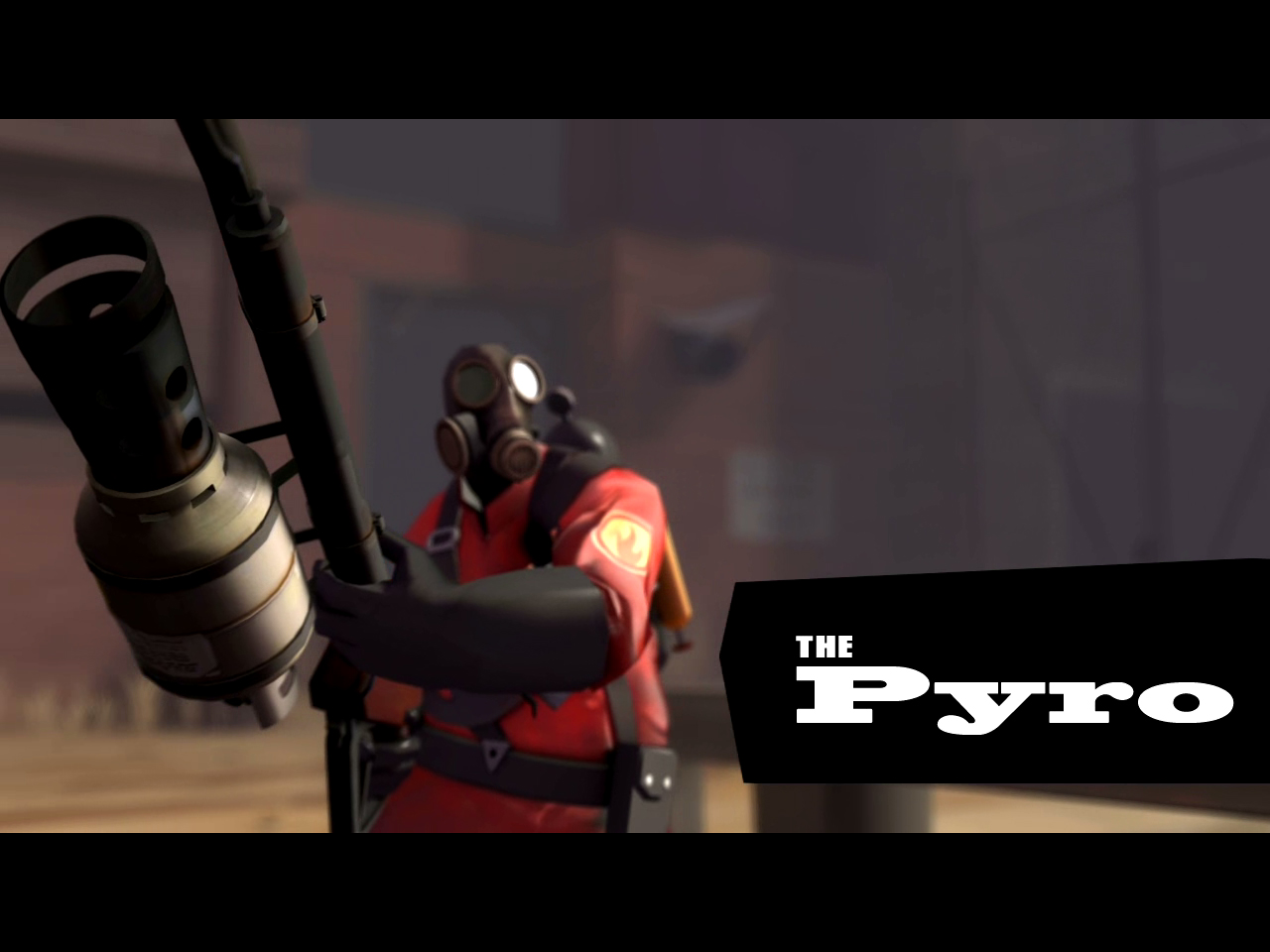 Pyro Title Standard Wallpaper - Team Fortress 2 Pyro - HD Wallpaper 