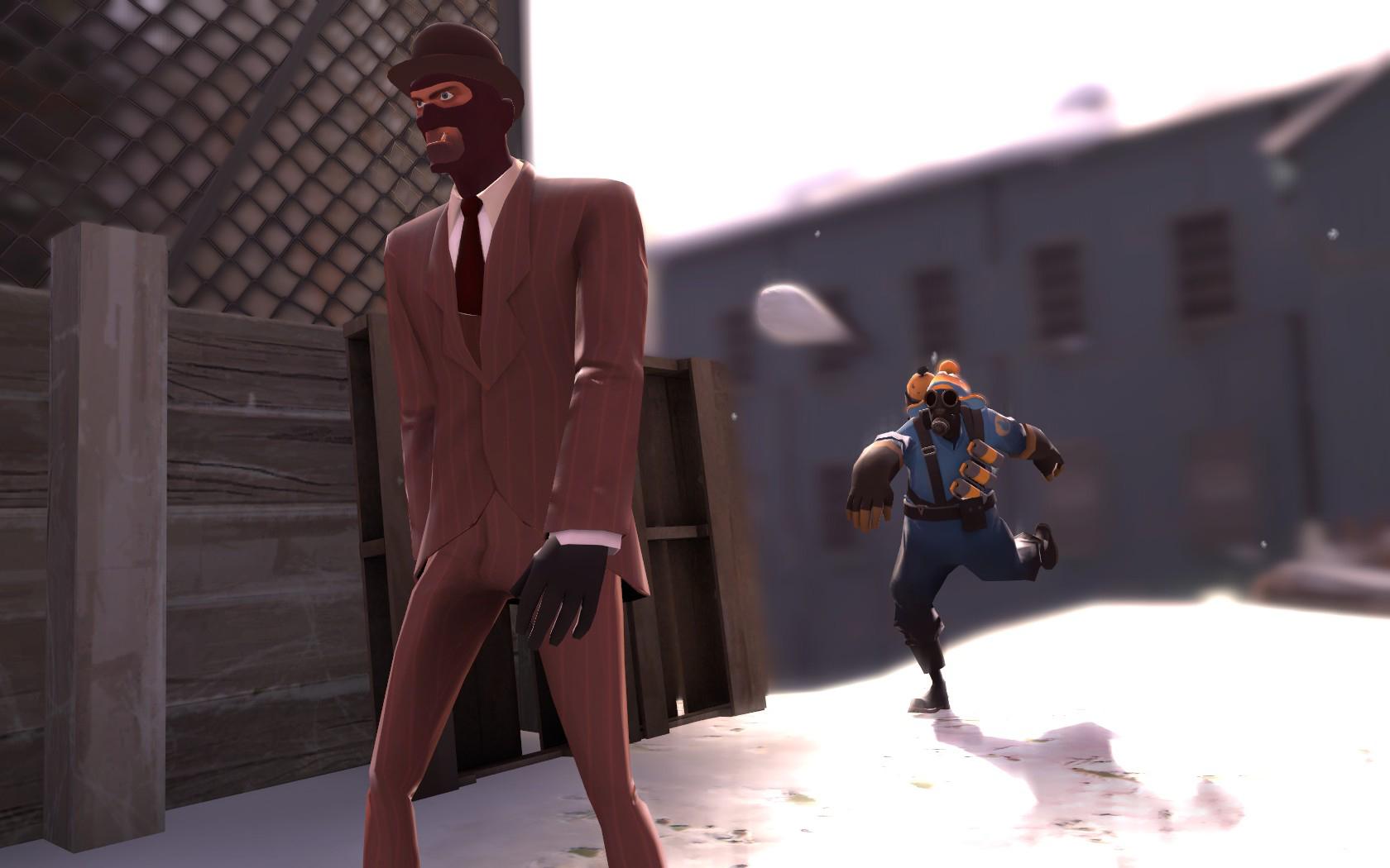 Pyro Tf2 Wallpaper - Gentleman - HD Wallpaper 