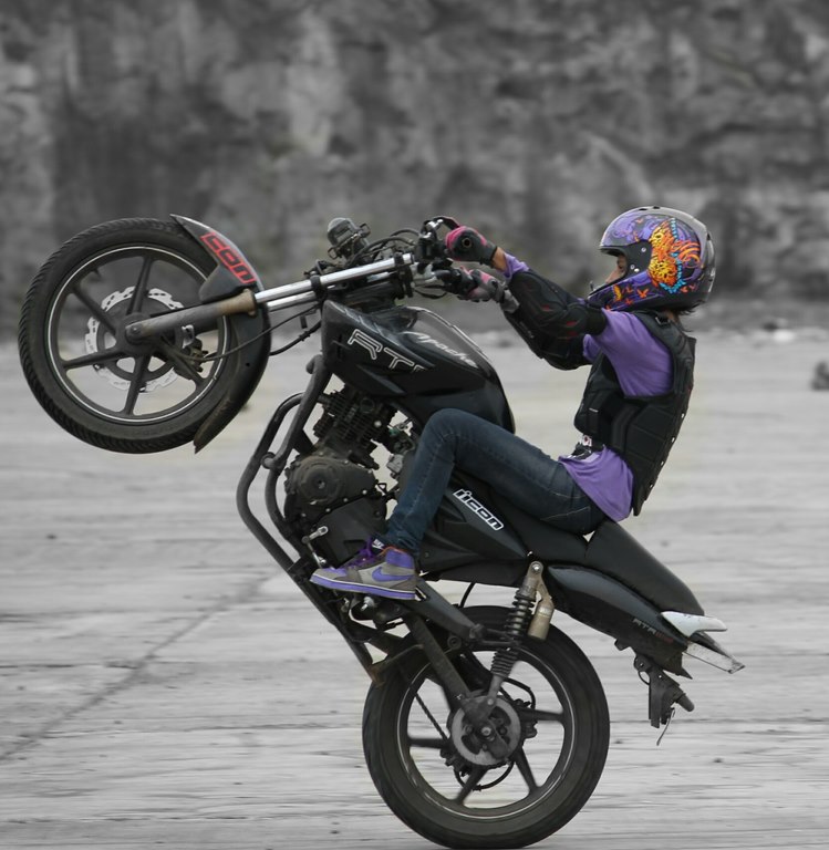 Anam Hashim Wheelie - Stunt Bike In India - HD Wallpaper 