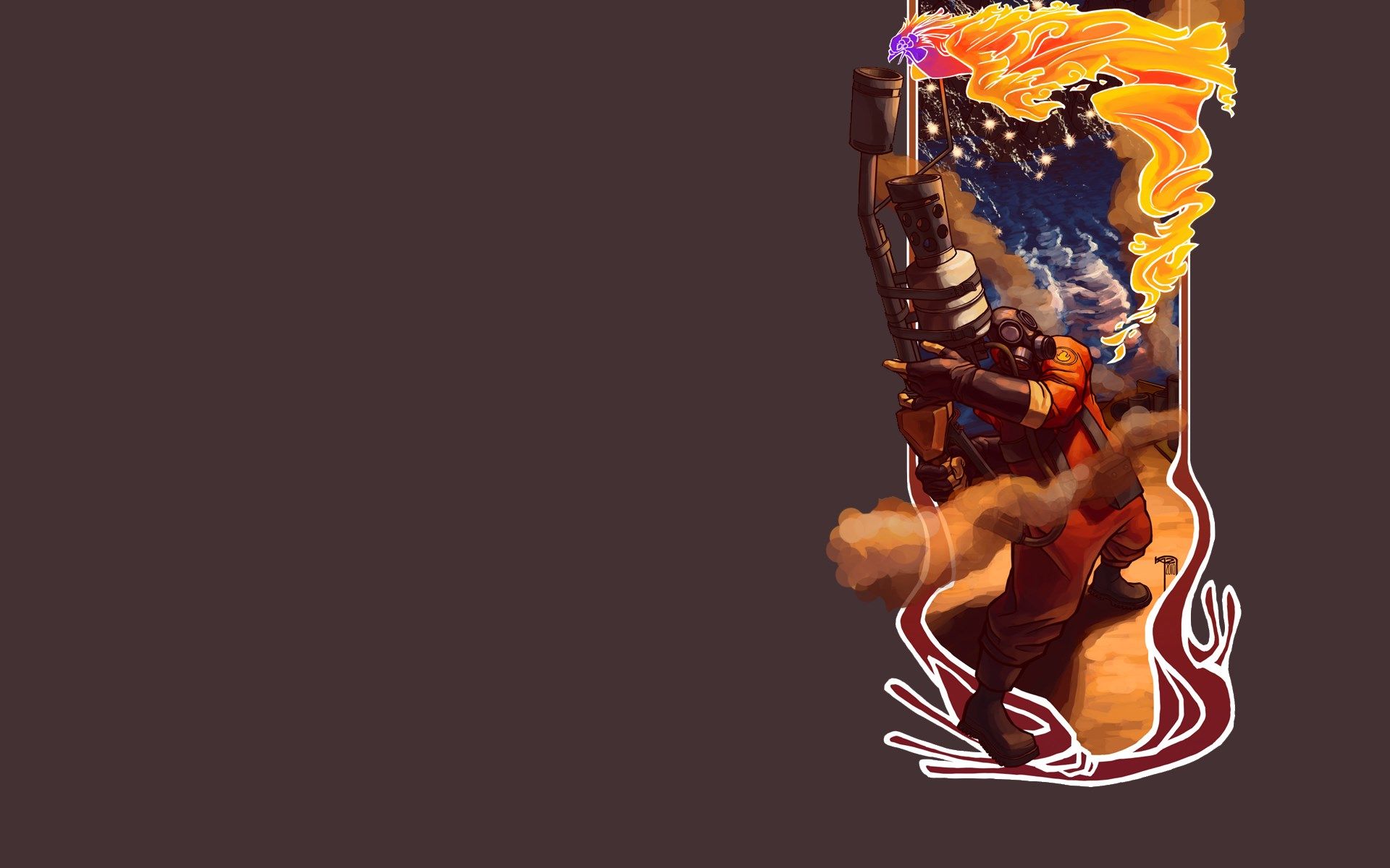 Pyro Tf2 Wallpaper Phone - HD Wallpaper 