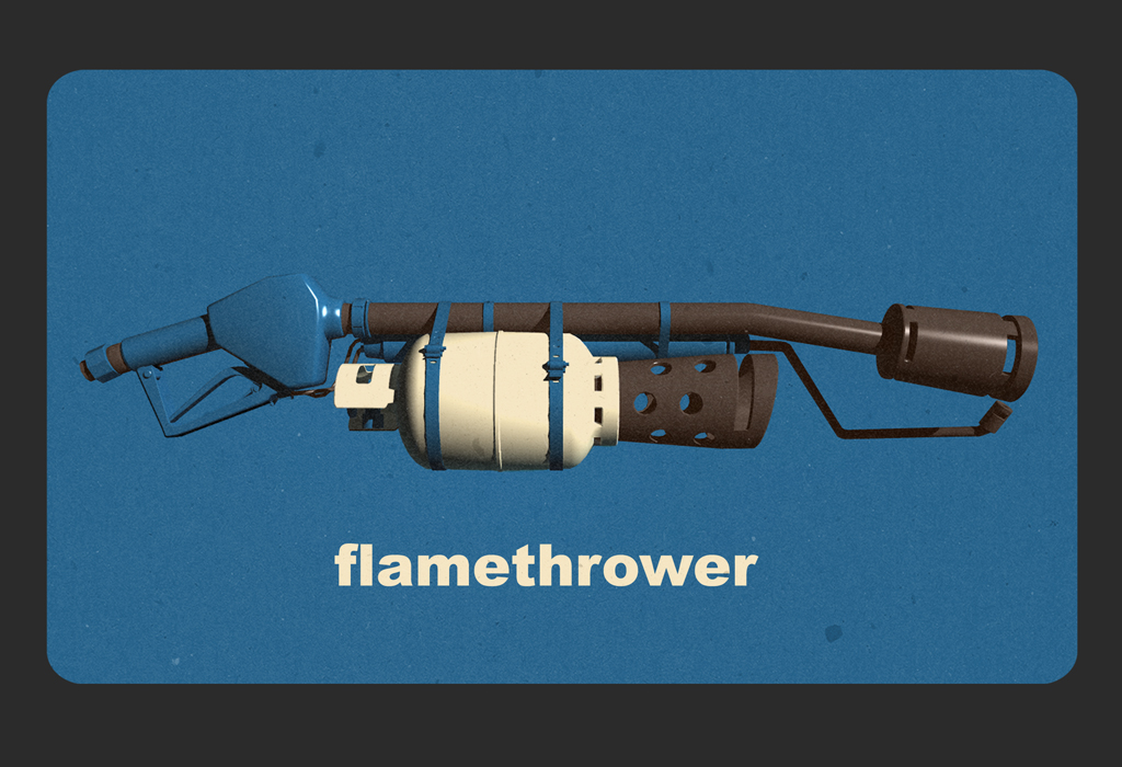 Team Fortress 2 Flamethrower - HD Wallpaper 