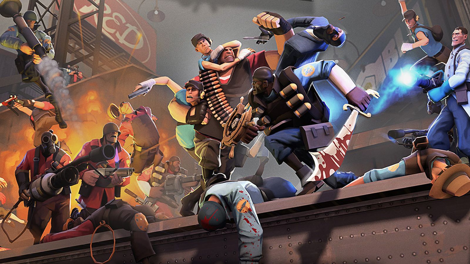 Team Fortress 2 Backgrounds, Compatible - Tf2 Meet Your Match - HD Wallpaper 