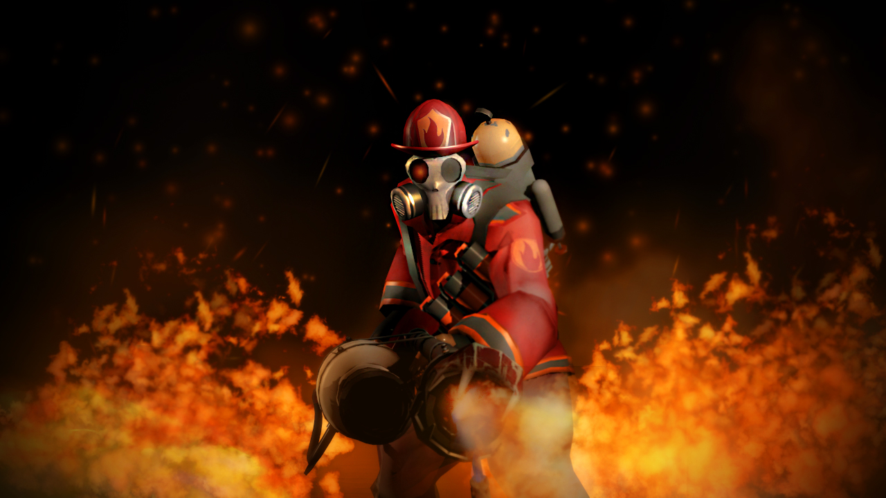 Team Fortress 2 Wallpaper Pyro - HD Wallpaper 