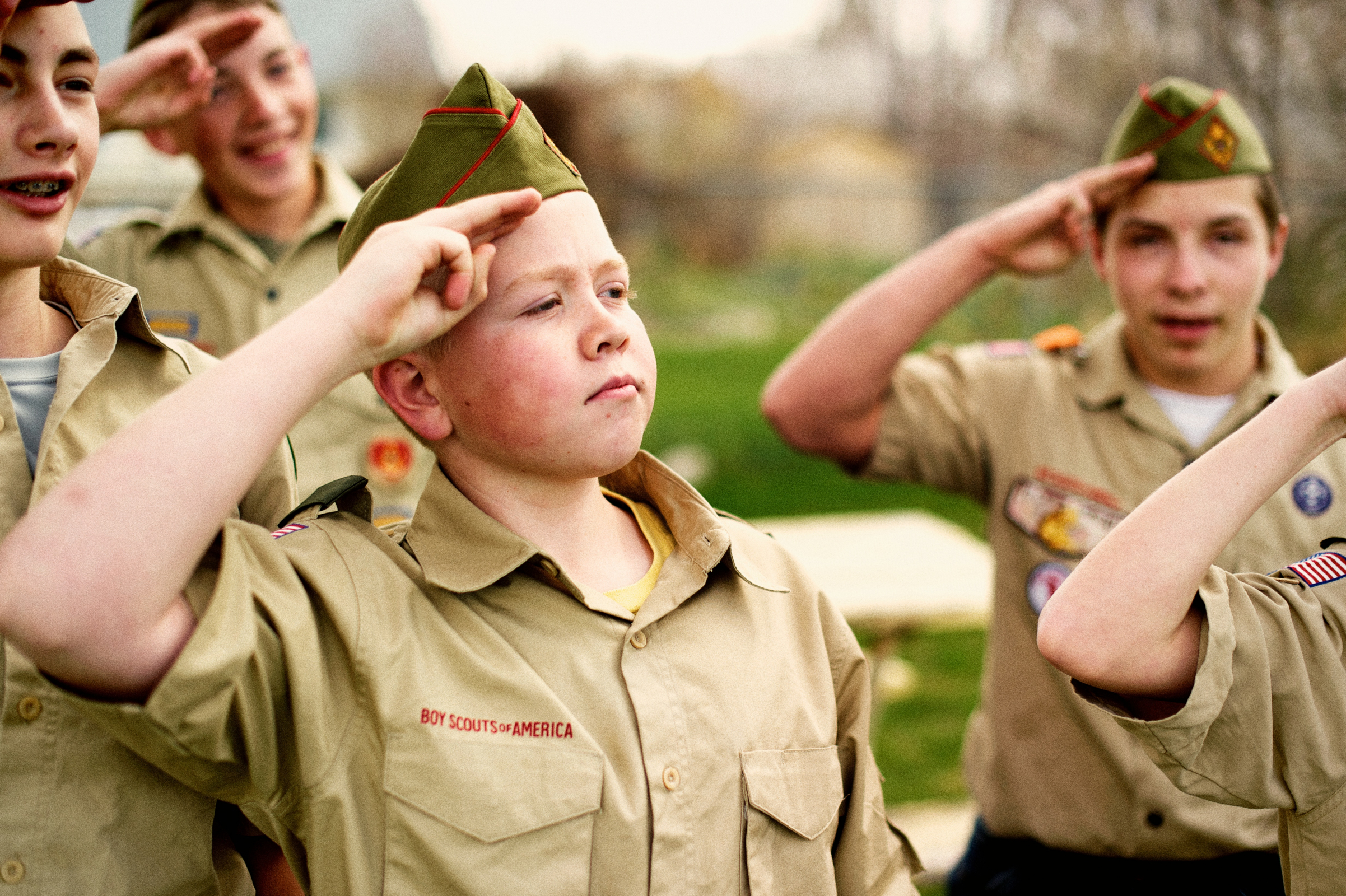 Boy Scouts Salute - HD Wallpaper 