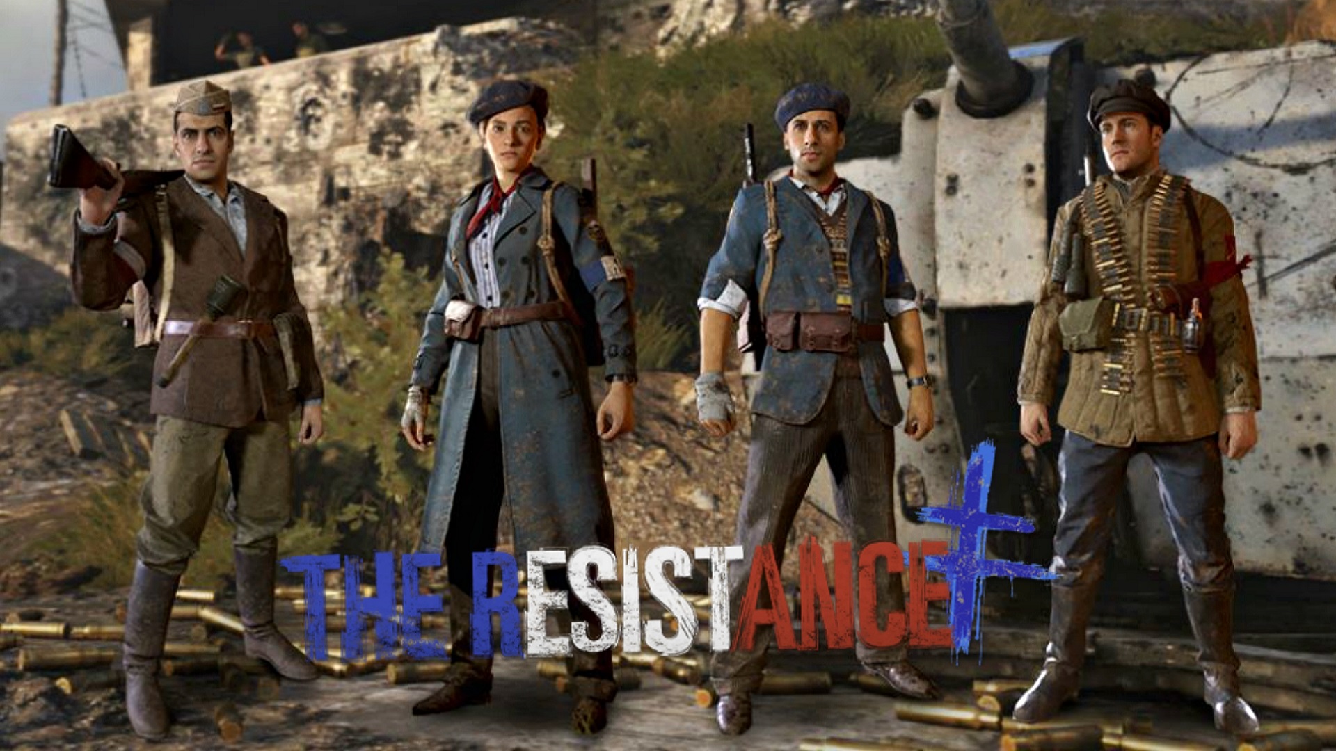 Cod Ww2 The Resistance Cover Wallpaper - Call Of Duty Ww2 Resistance Operator - HD Wallpaper 