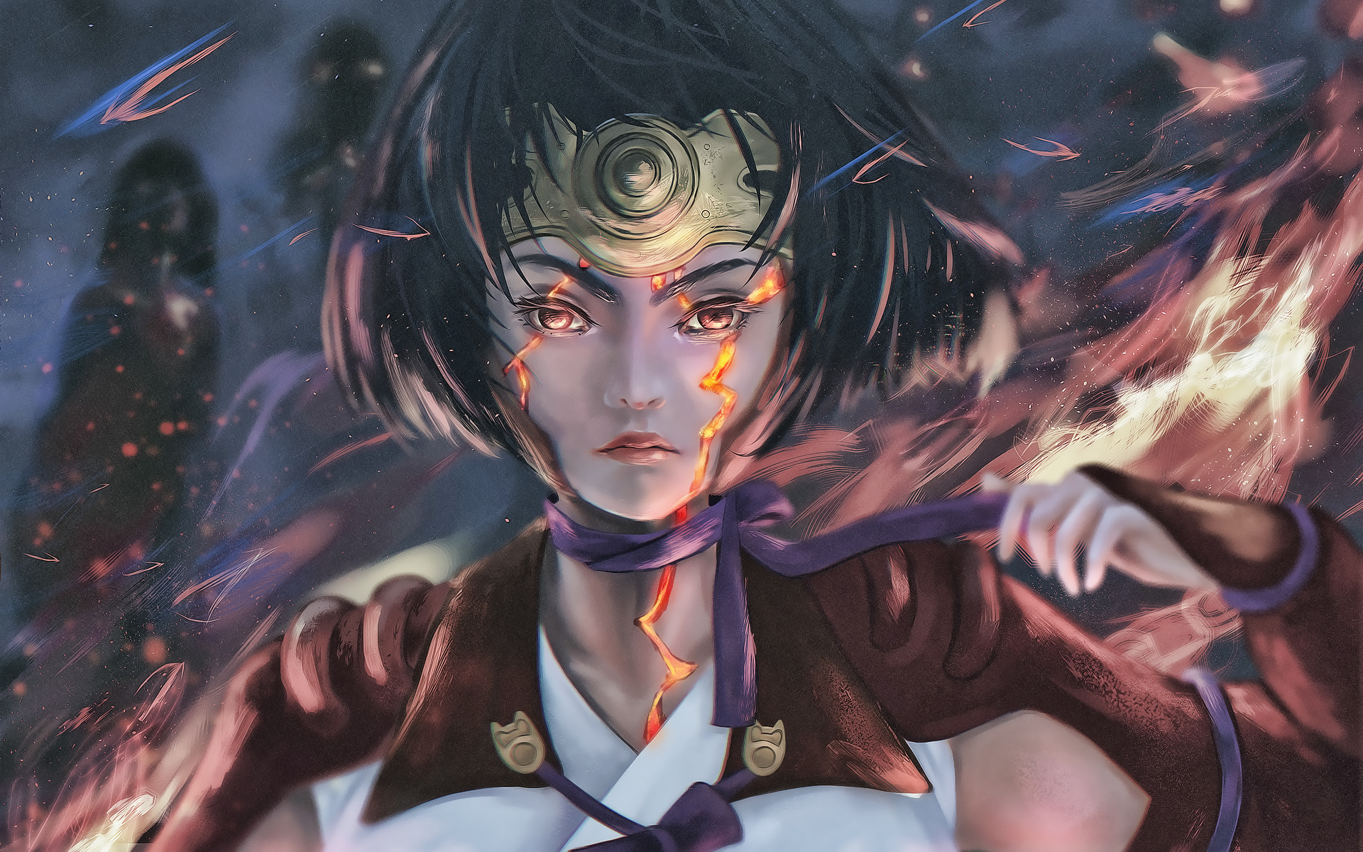 Mumei, Darkness, Kabaneri Of The Iron Fortress, Protagonist, - Kabaneri Of The Iron Fortress - HD Wallpaper 