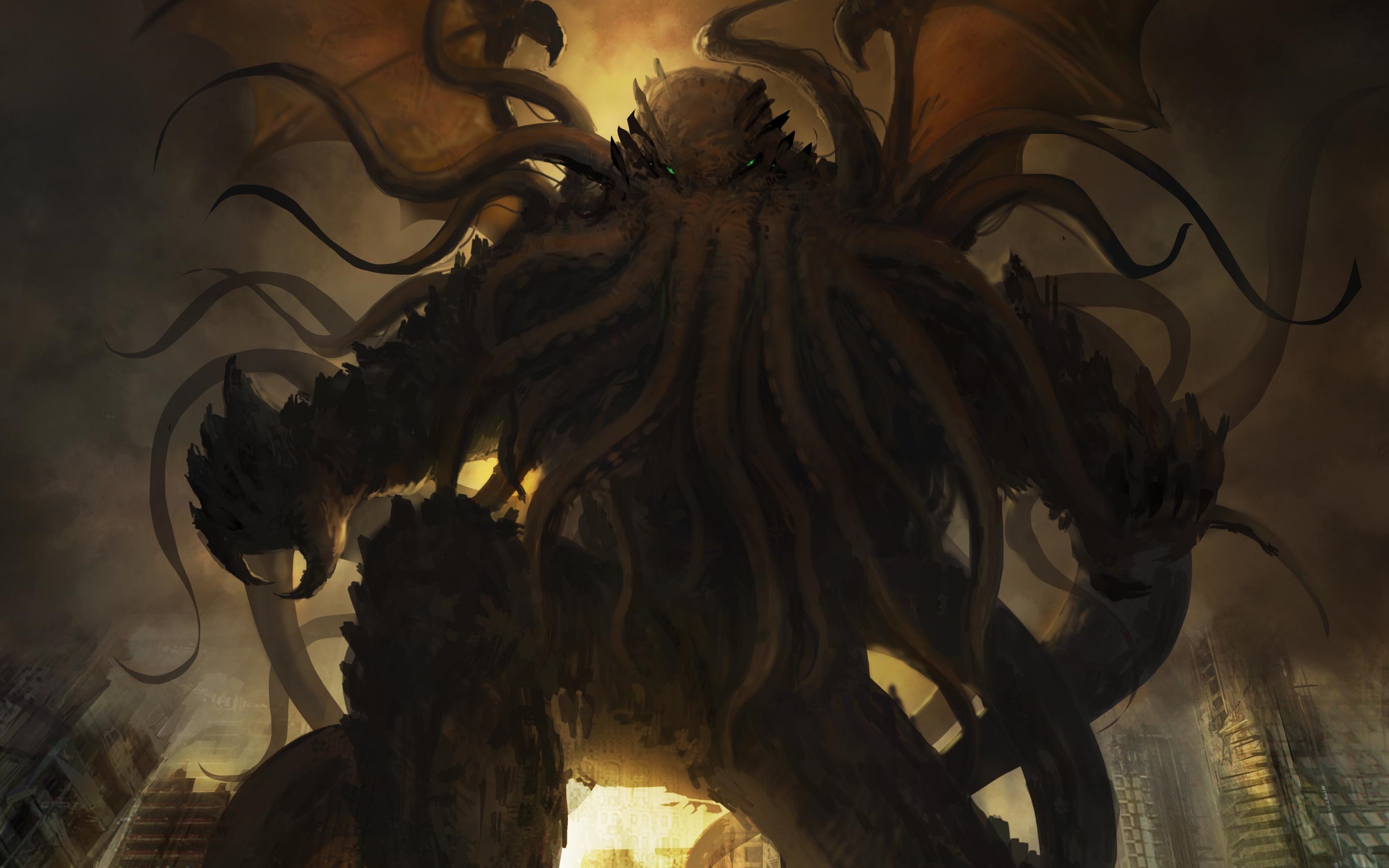 Hd Cthulhu Wallpapers - Lovecraft Cthulhu - HD Wallpaper 