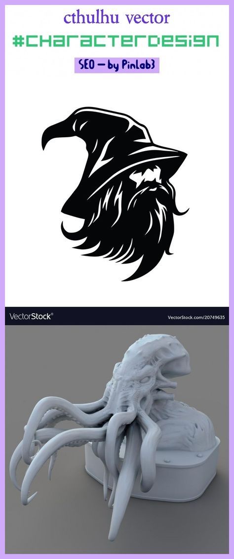 #cthulhu #vector Cthulhu Vector #characterdesign #trending - Illustration - HD Wallpaper 