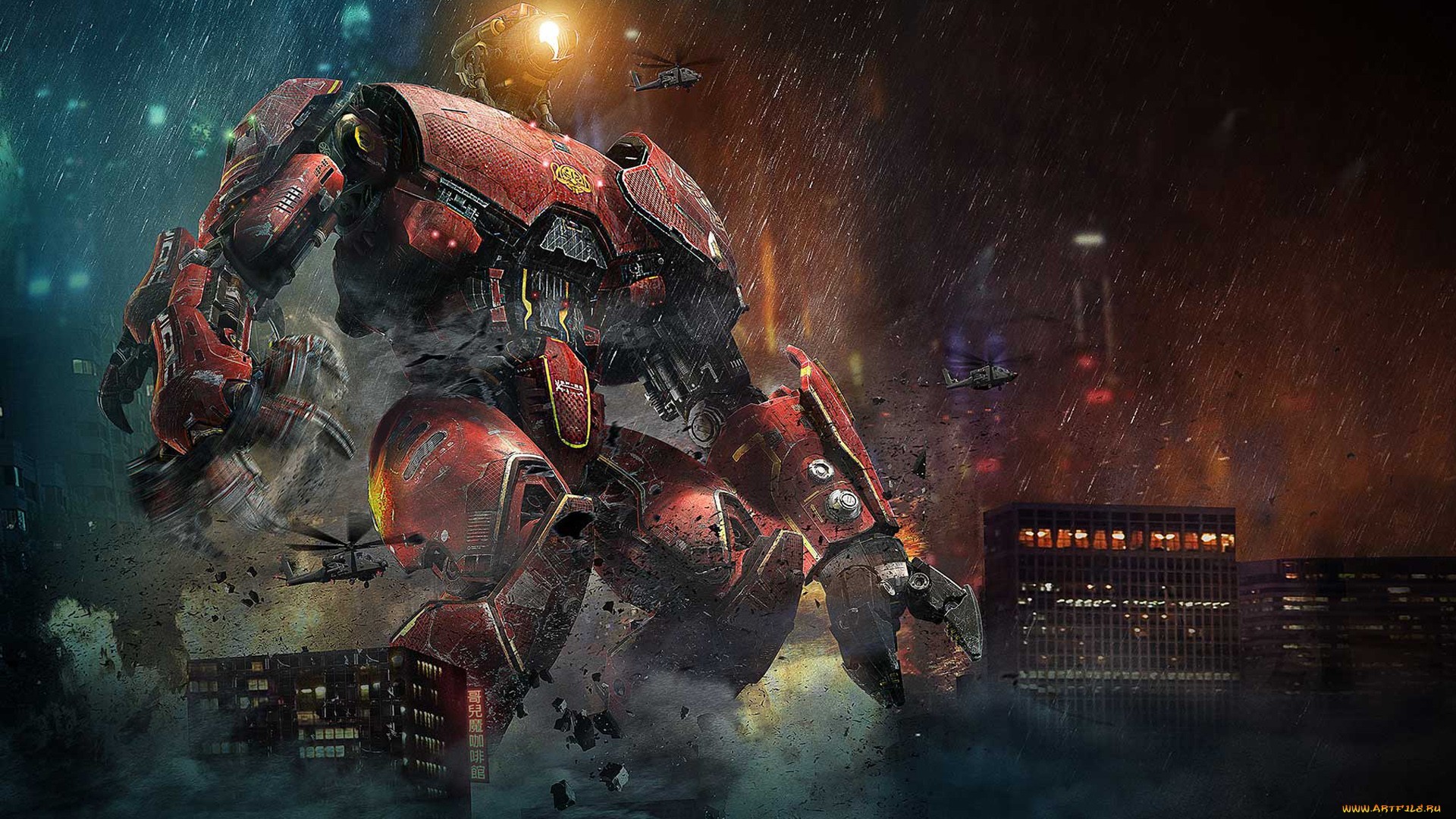 Wallpaper - Pacific Rim Crimson Typhoon - HD Wallpaper 