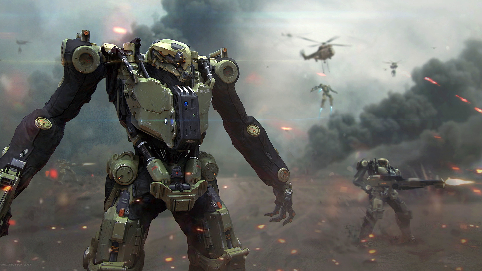 3d Robots Wallpapers - Robots War - HD Wallpaper 