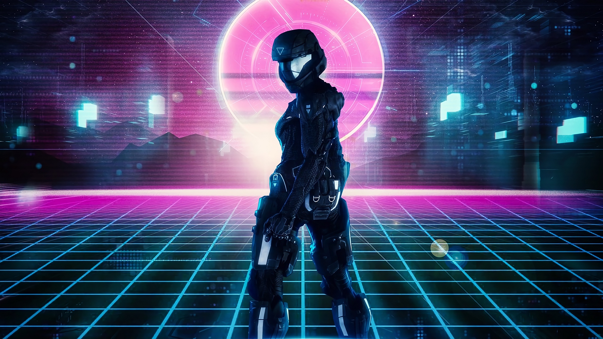 Wallpaper Robot, Armor, Sci-fi, Cyberpunk - Los Angeles Convention Center - HD Wallpaper 