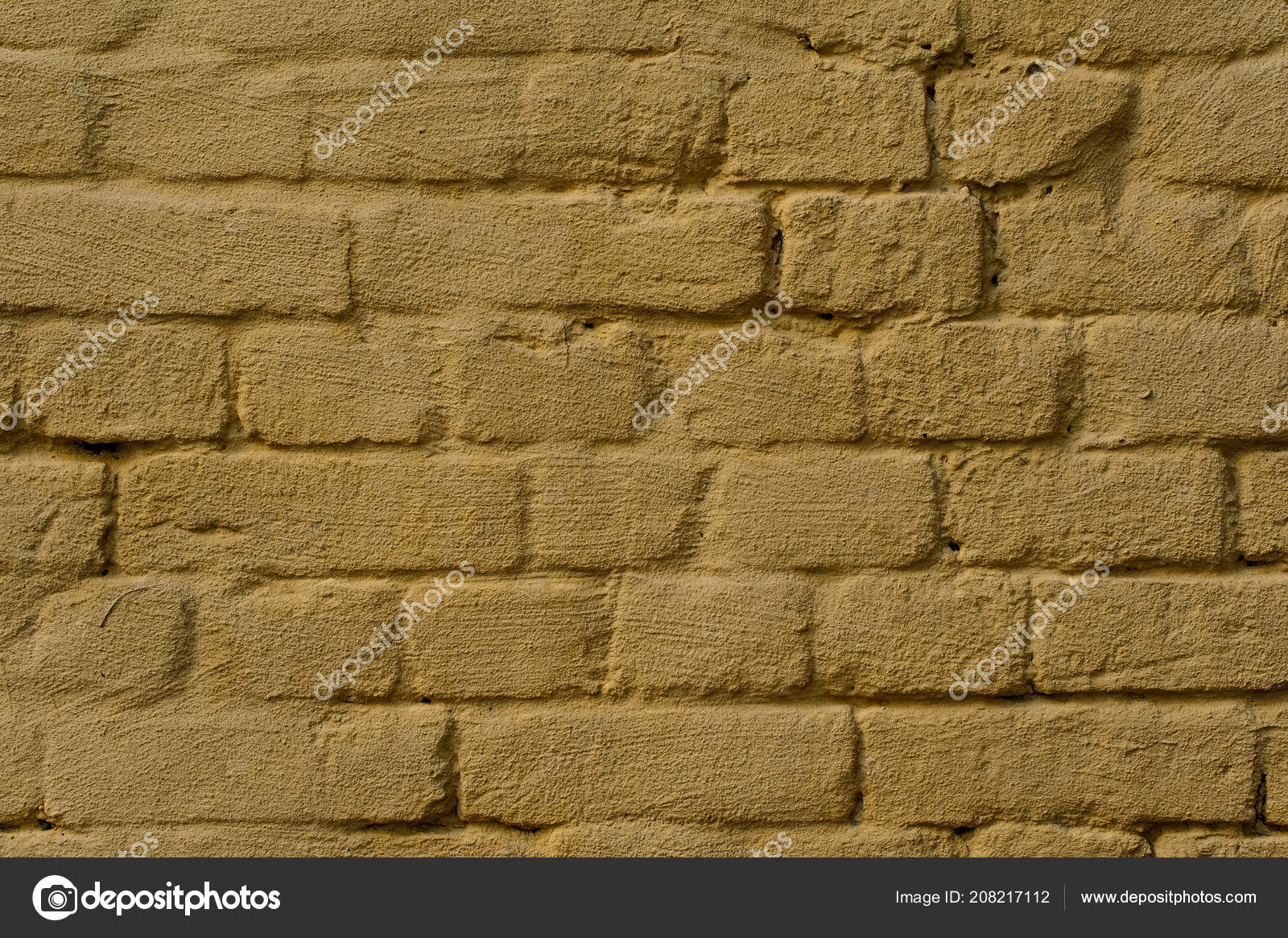 Brick Wall Yellow Color - HD Wallpaper 