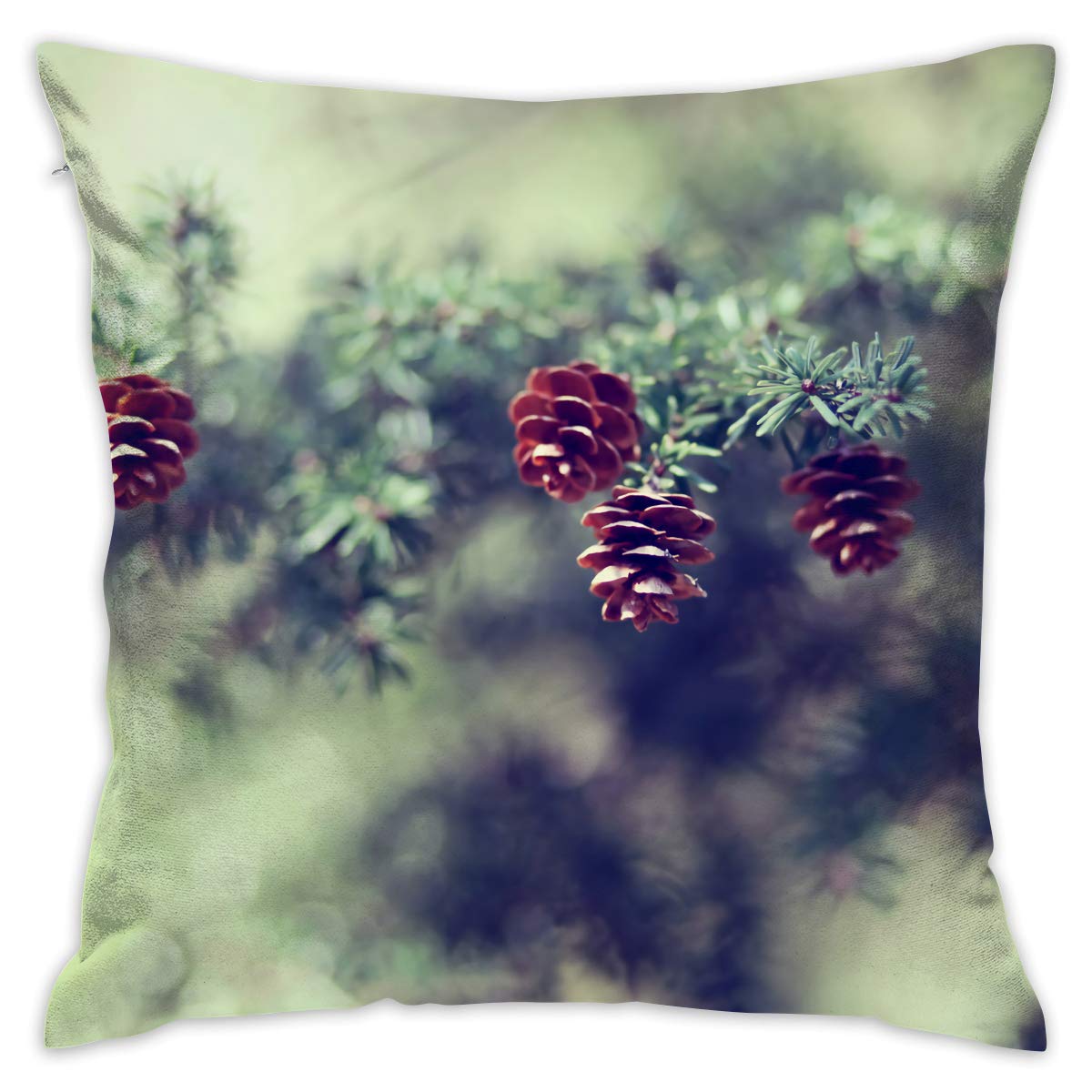 Wqbzl Fashion Sofa Decorative Throw Pillow Lovely Pinecone - Маленькие Шишки Ели - HD Wallpaper 