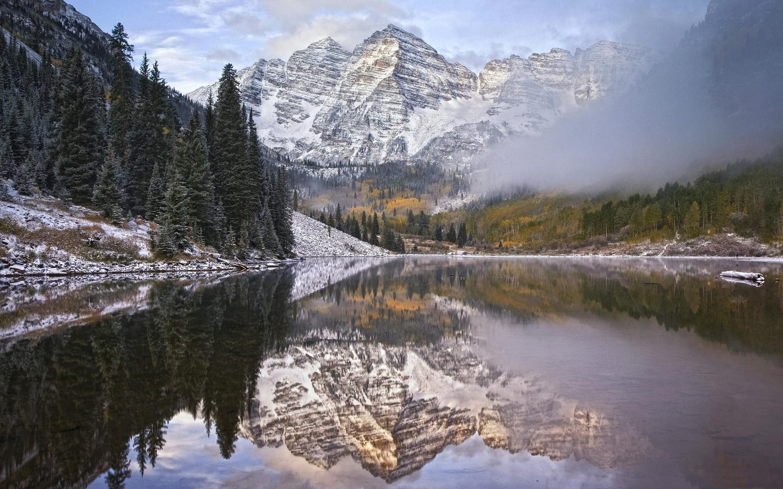 Maroon Bells - HD Wallpaper 