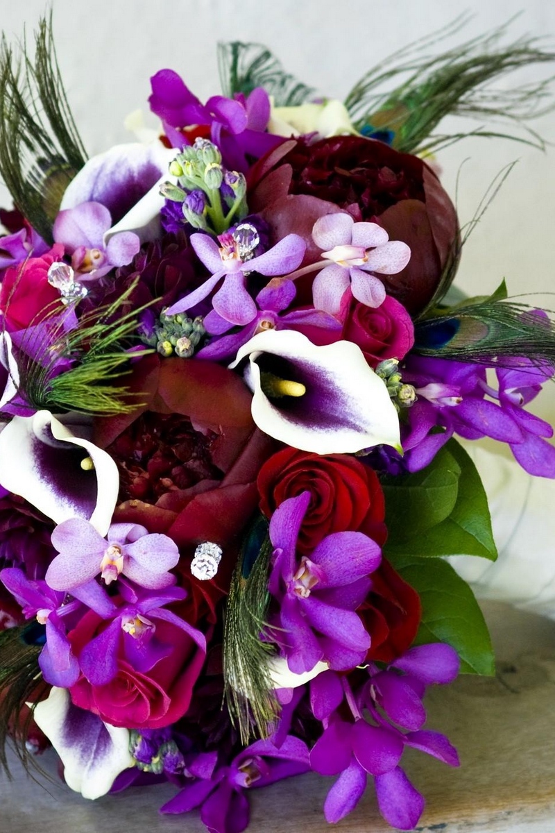 Wallpaper Peonies, Calla Lilies, Flowers, Bouquet, - Flower Bouquet - HD Wallpaper 