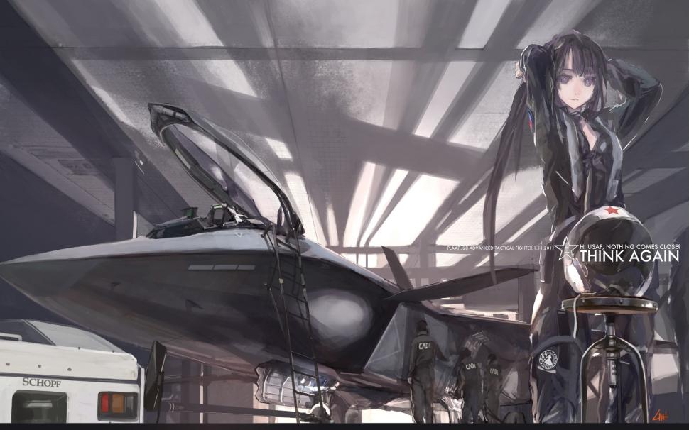 Anime Drawing Jet Pilot Hd Wallpaper,cartoon/comic - Fighter Pilot Anime Girl - 970x606 Wallpaper Anime Drawing Jet Pilot Hd Wallpaper,cartoon/comic - Fighter Pilot Anime Girl - 970x606 Wallpaper