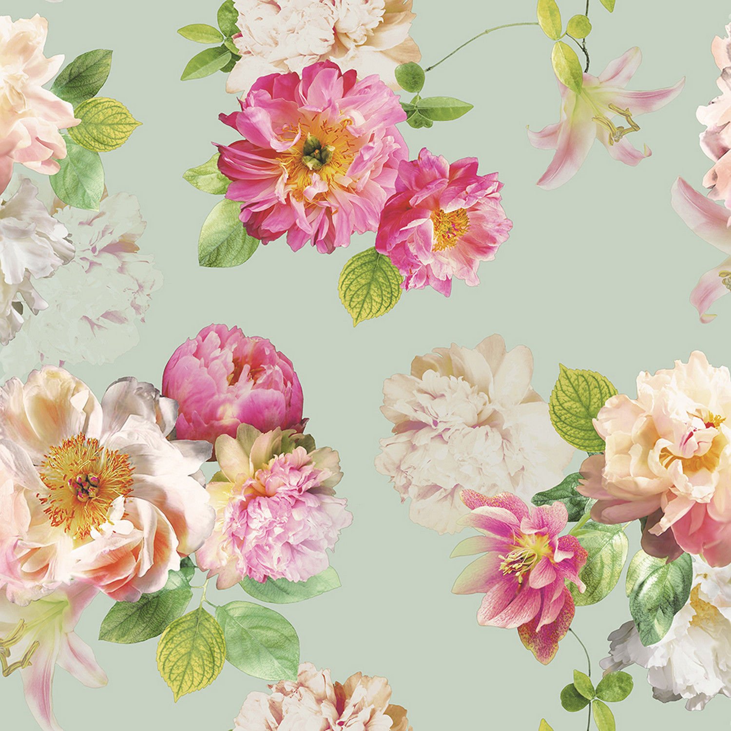 Pink Floral Wallpaper Uk - HD Wallpaper 