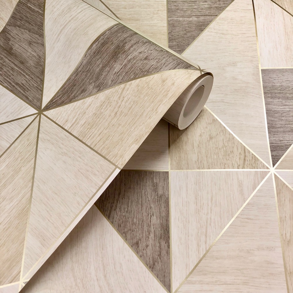 Fine Decor Apex Wood Grain Oak Wallpaper Fd42222 - Grey And Oak - HD Wallpaper 