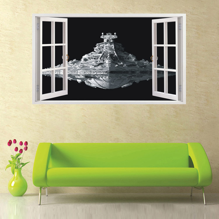 Stickers Star Wars Wall - HD Wallpaper 