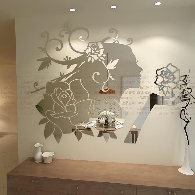 Wall Decal Cheap Detail Feedback Questions About New - Зеркальные Наклейки На Стену Купить - HD Wallpaper 