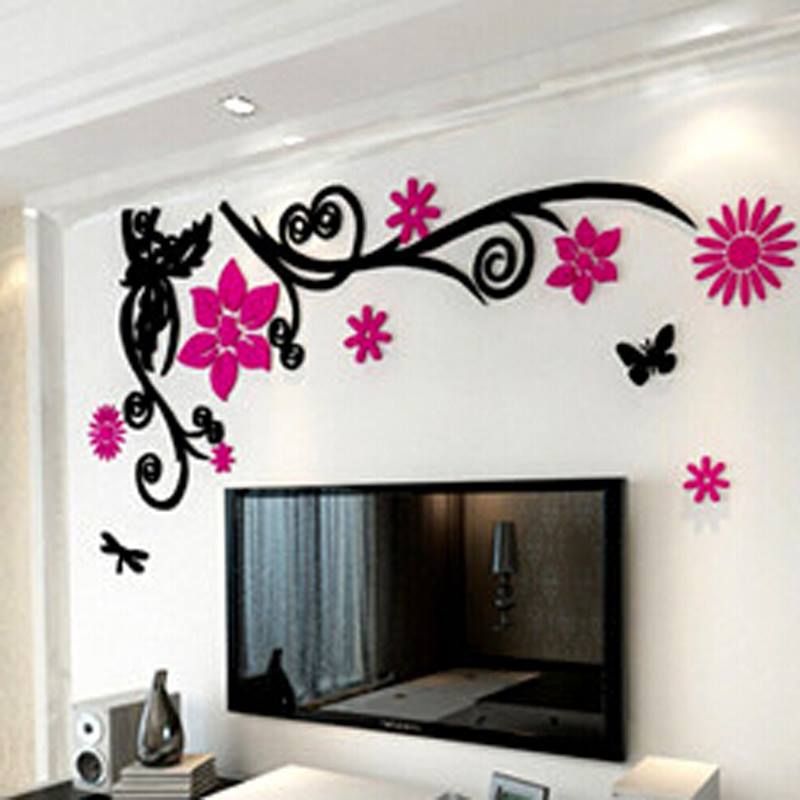 3d Wallpaper Stickers For Wall - HD Wallpaper 