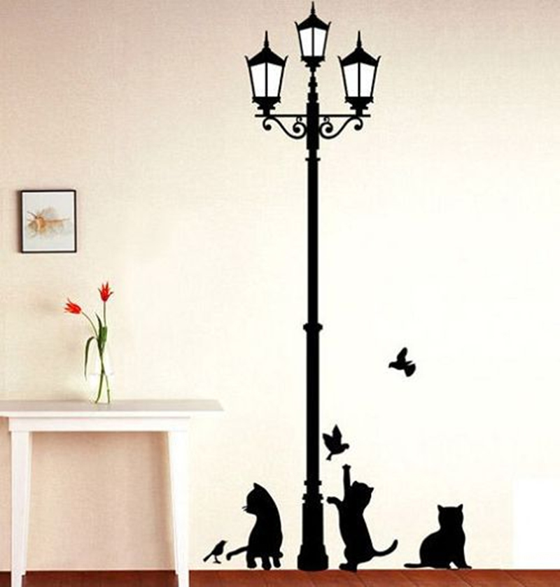 Wall Sticker Cat - HD Wallpaper 