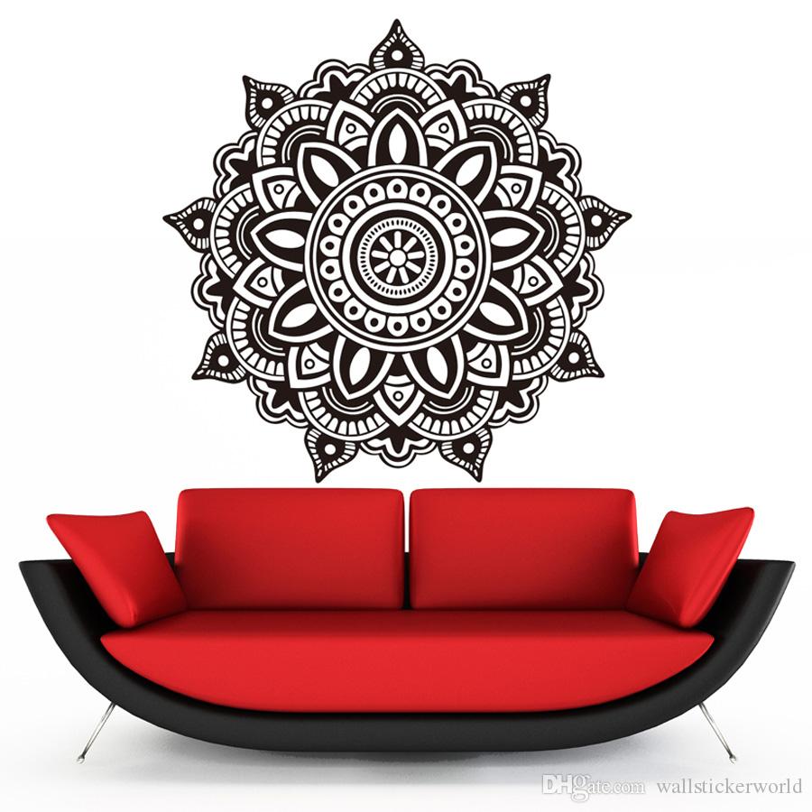 رسم ماندالا على الحائط - HD Wallpaper 