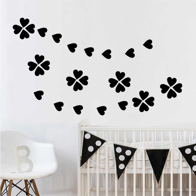 Simple Shape Heart Wall Sticker Design Wall Decoration - Je Suis Un Petit Dormeur Mais Un Gros Reveur - HD Wallpaper 