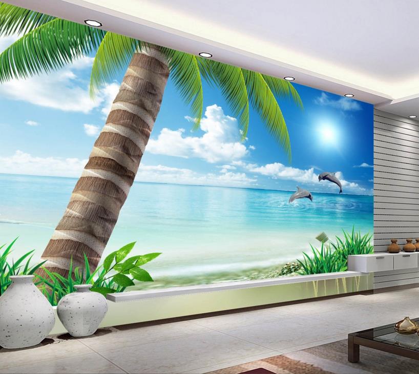 Adesivo 3d Paisagem Parede - HD Wallpaper 