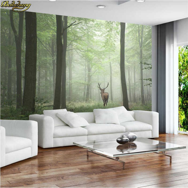 Beibehang Custom Photo Wallpaper Mural Fresh Simple - Marble Wallpaper Living Room Wood Floor - HD Wallpaper 