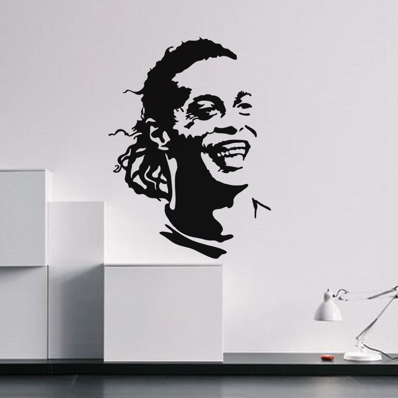 Ronaldinho Wall Sticker - HD Wallpaper 