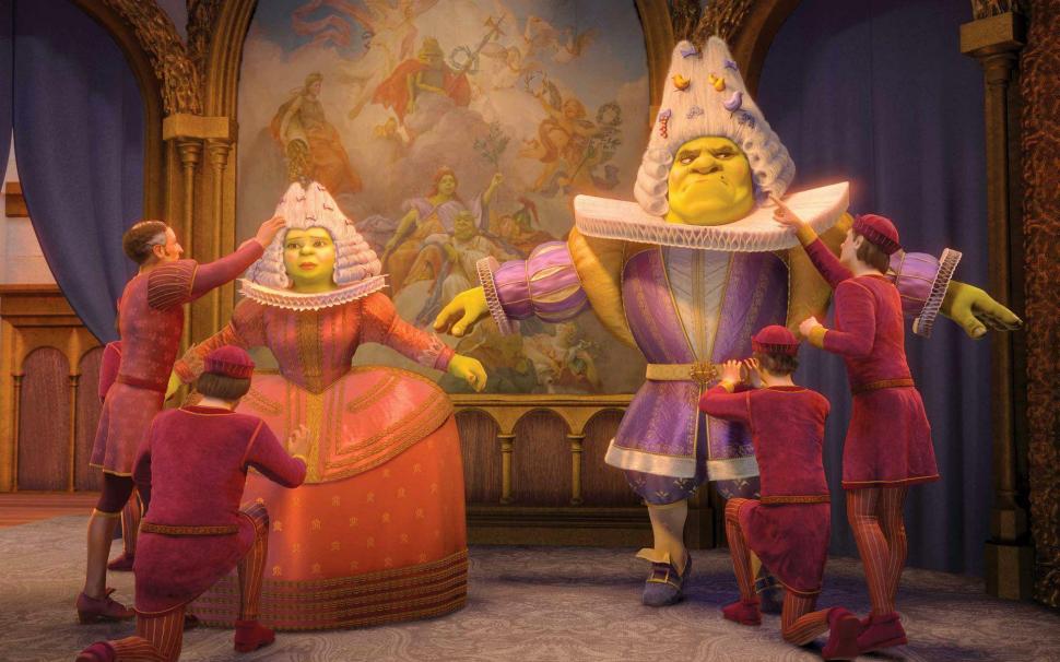 Fiona And Shrek Dressed Up Wallpaper,cartoons Hd Wallpaper,1920x1200 - Shrek And Fiona Dressed Up - HD Wallpaper 