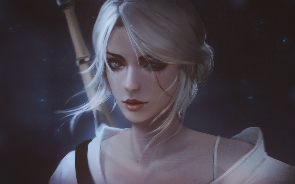 The Witcher - Ciri Witcher Art - HD Wallpaper 