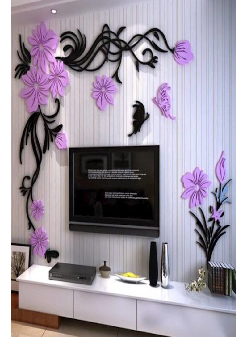 Plastic Paint Design For Wall - HD Wallpaper 