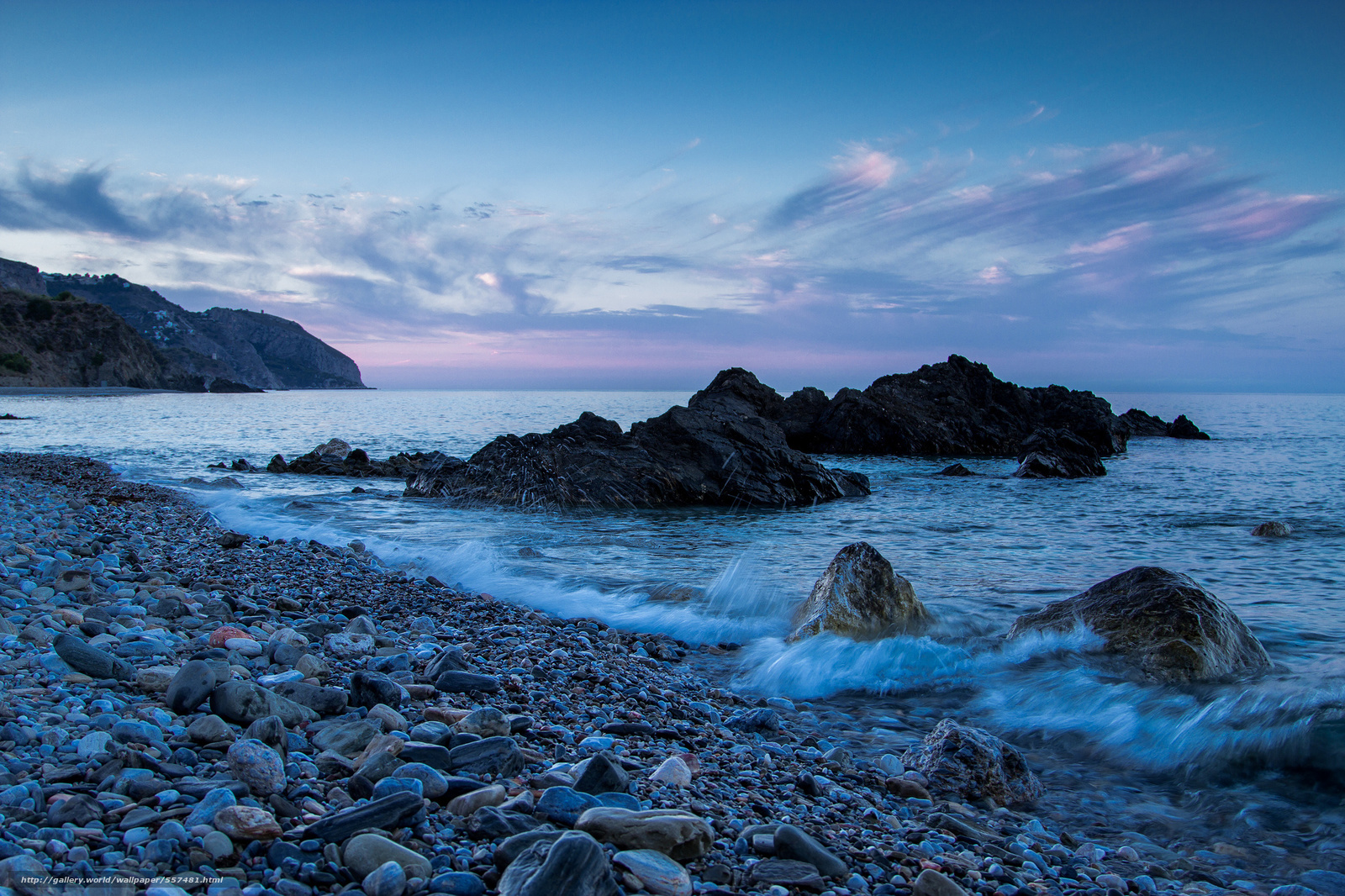 Download Wallpaper Andalusia, Spain, Costa Del Sol, - Painting - HD Wallpaper 