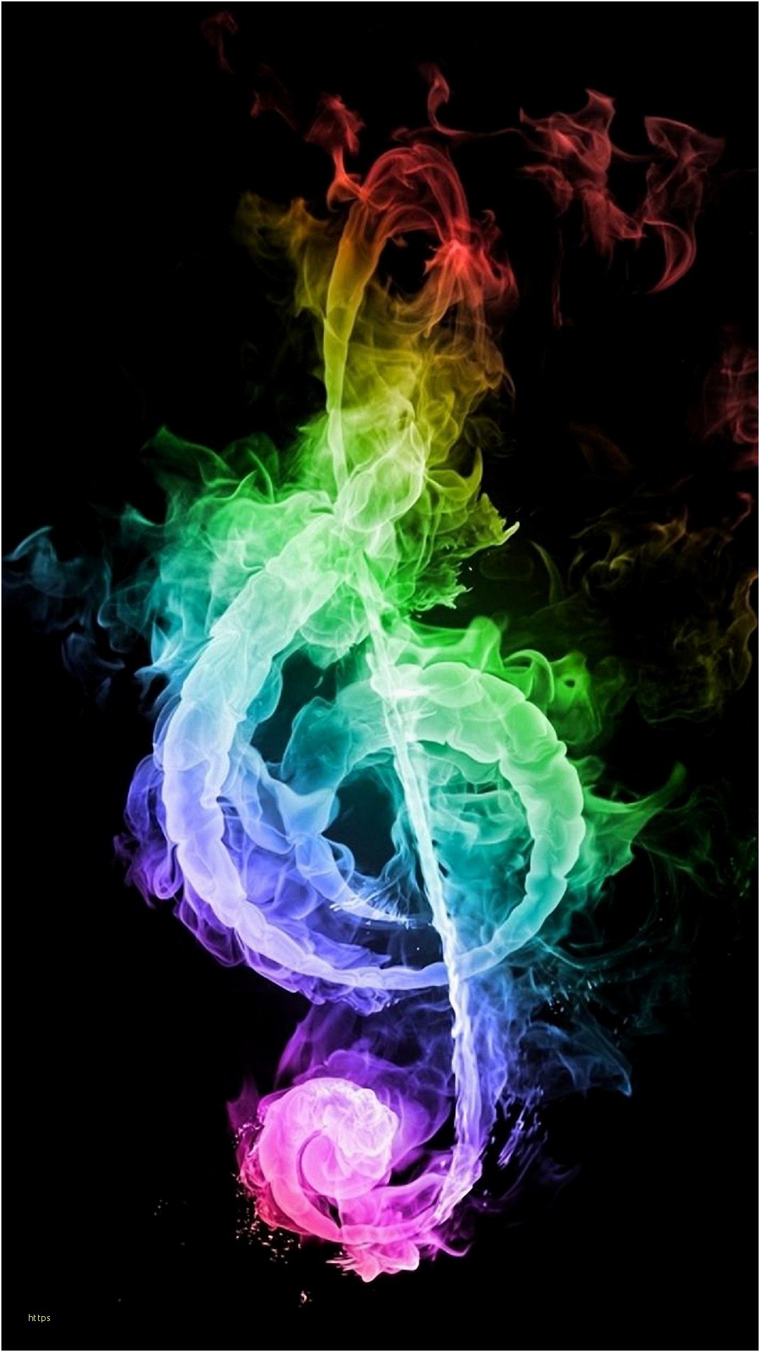 Music Note Wallpaper Lovely Colorful Music Note Iphone - Colorful Music Notes - HD Wallpaper 