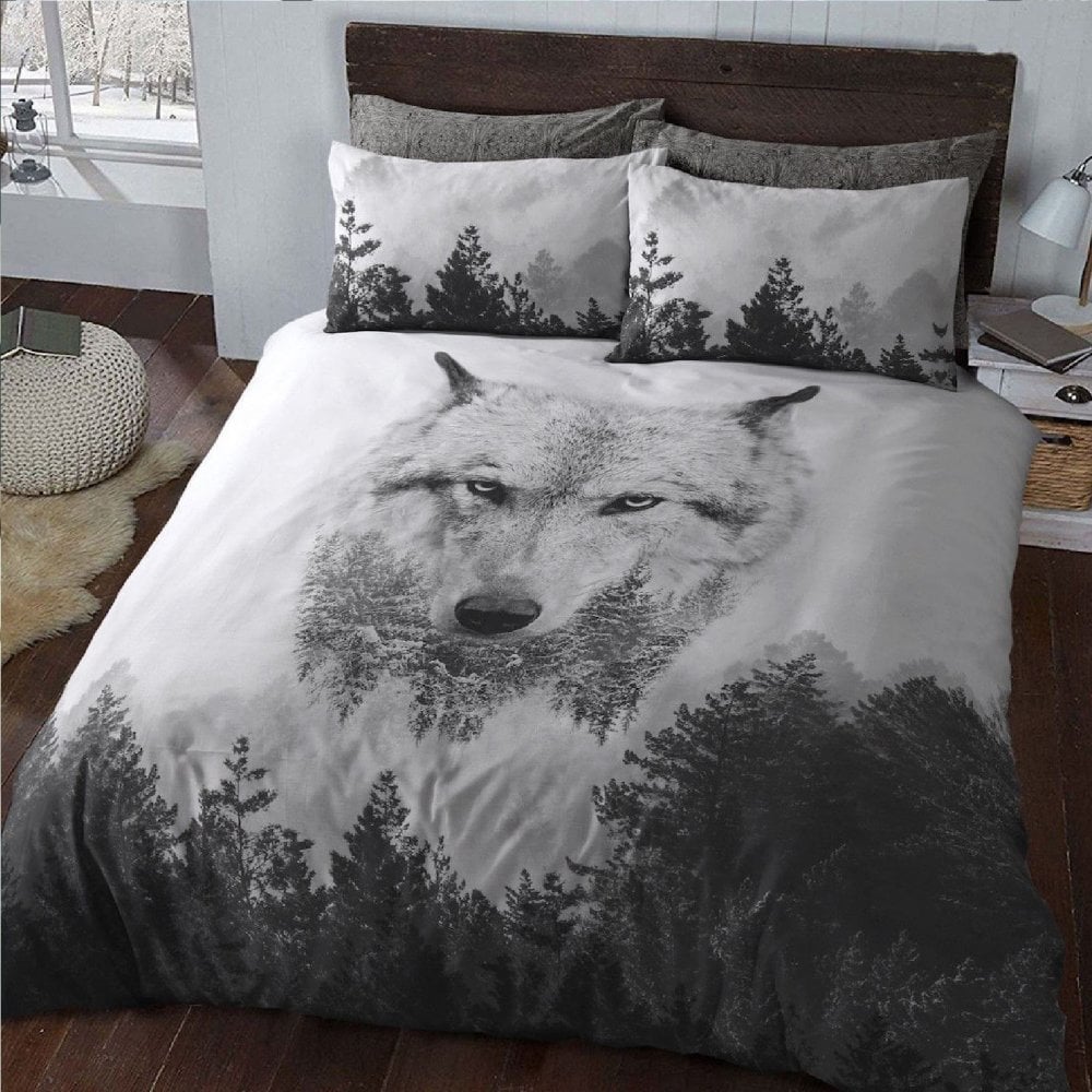 Wolf Single Duvet Cover - HD Wallpaper 