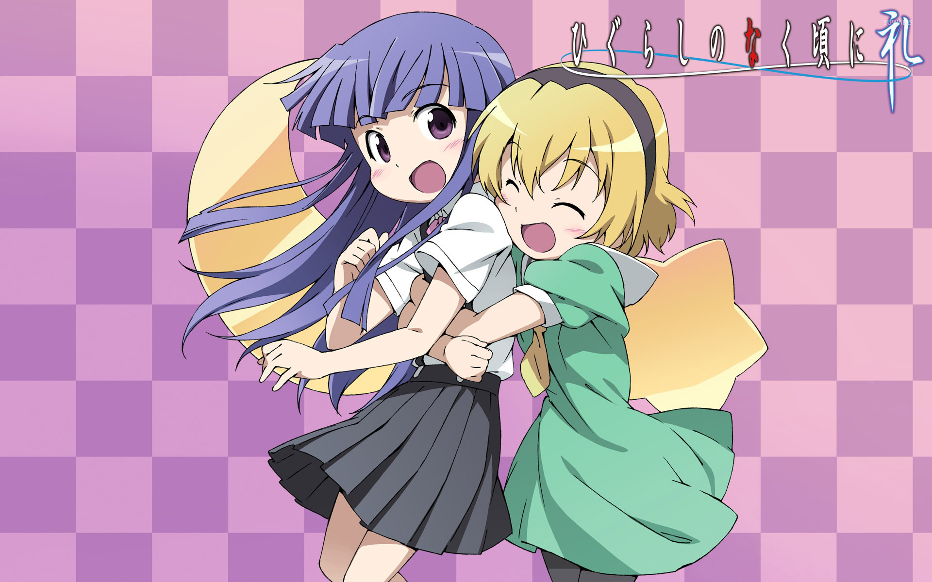 Rica Y Satoko Higurashi No Naku Koro Ni - HD Wallpaper 