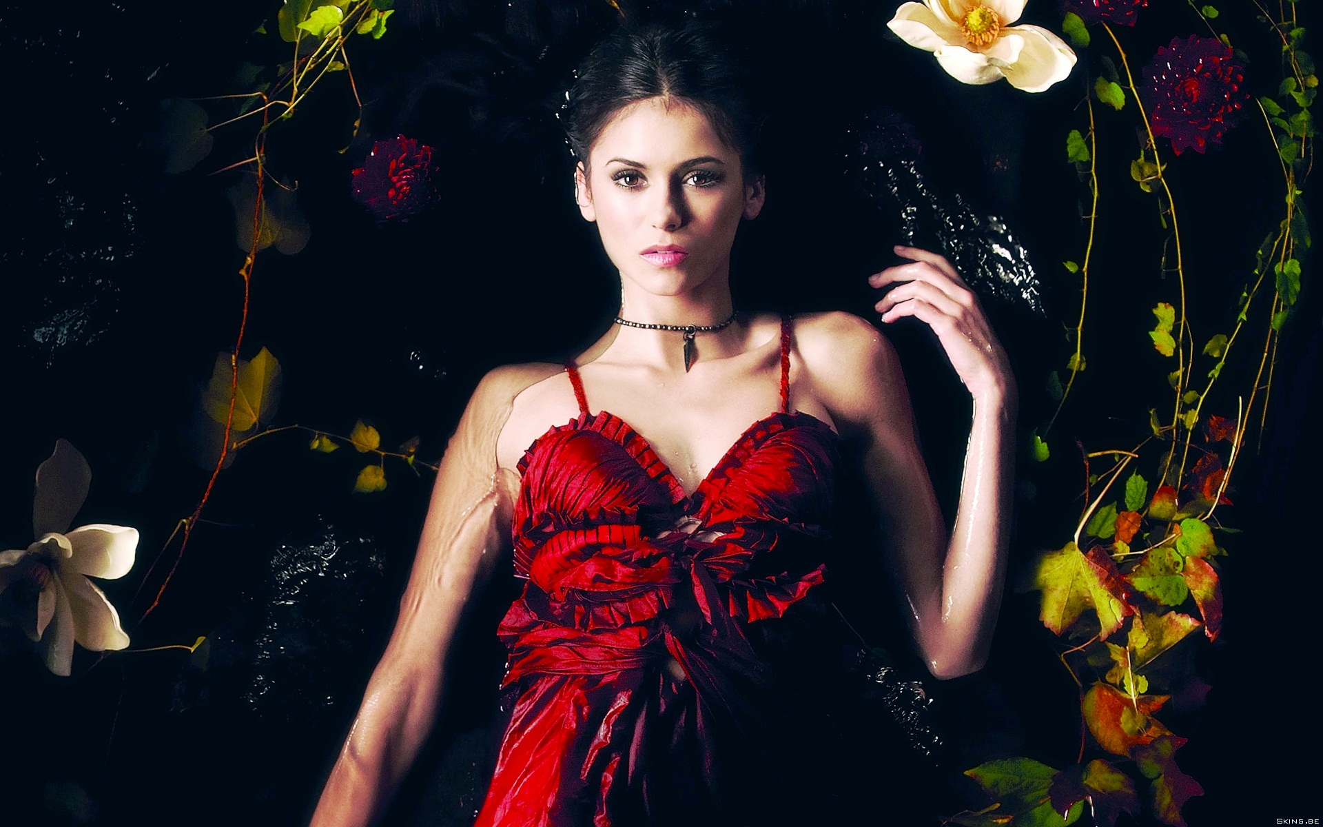 Nina Dobrev - Vampire Diaries Season 2 Poster - HD Wallpaper 