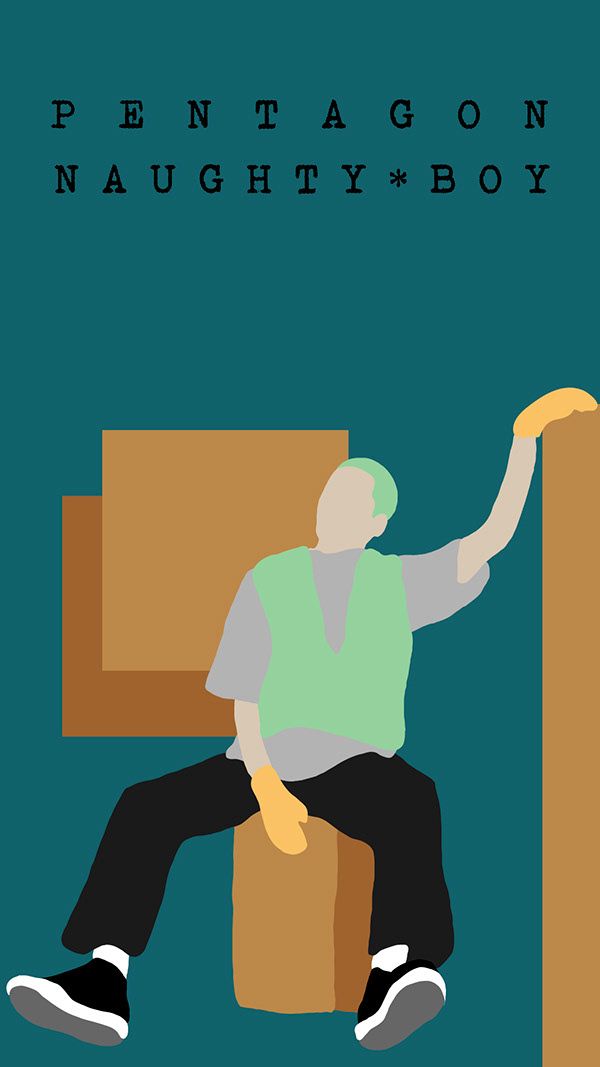 Pentagon Wallpaper Naughty Boy - HD Wallpaper 