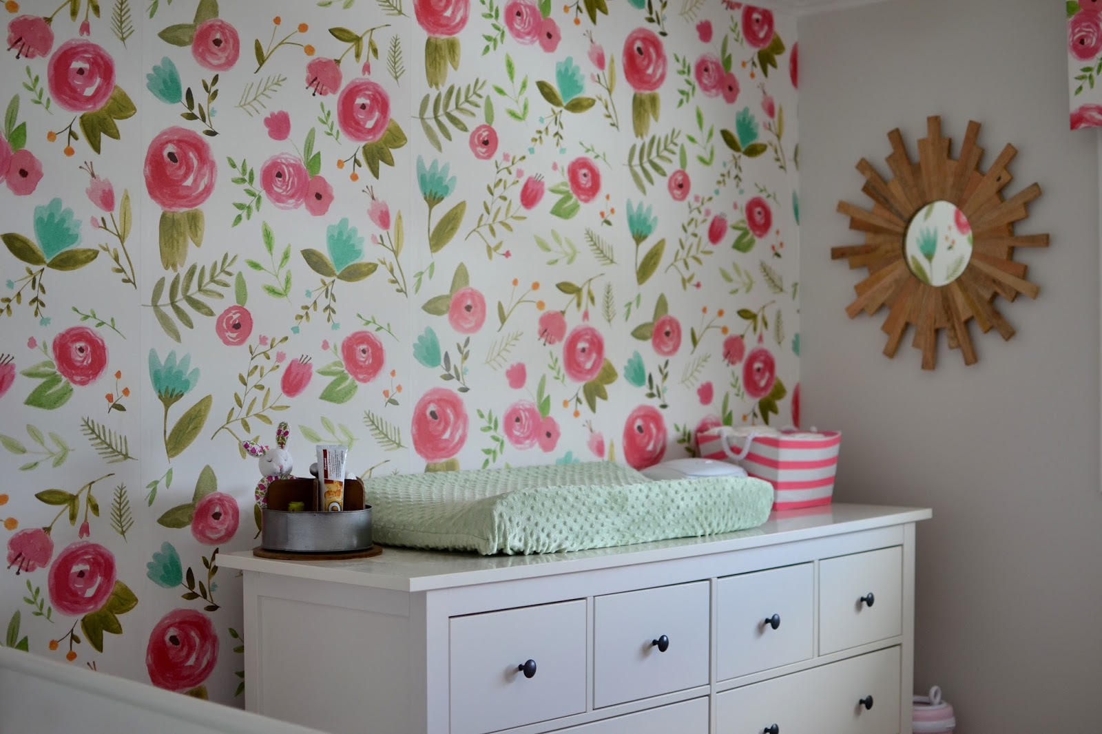 Spoonflower Wallpaper Nursery - HD Wallpaper 