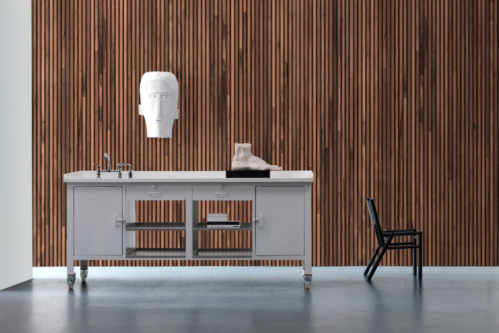 Timber Strip Wall Design - HD Wallpaper 