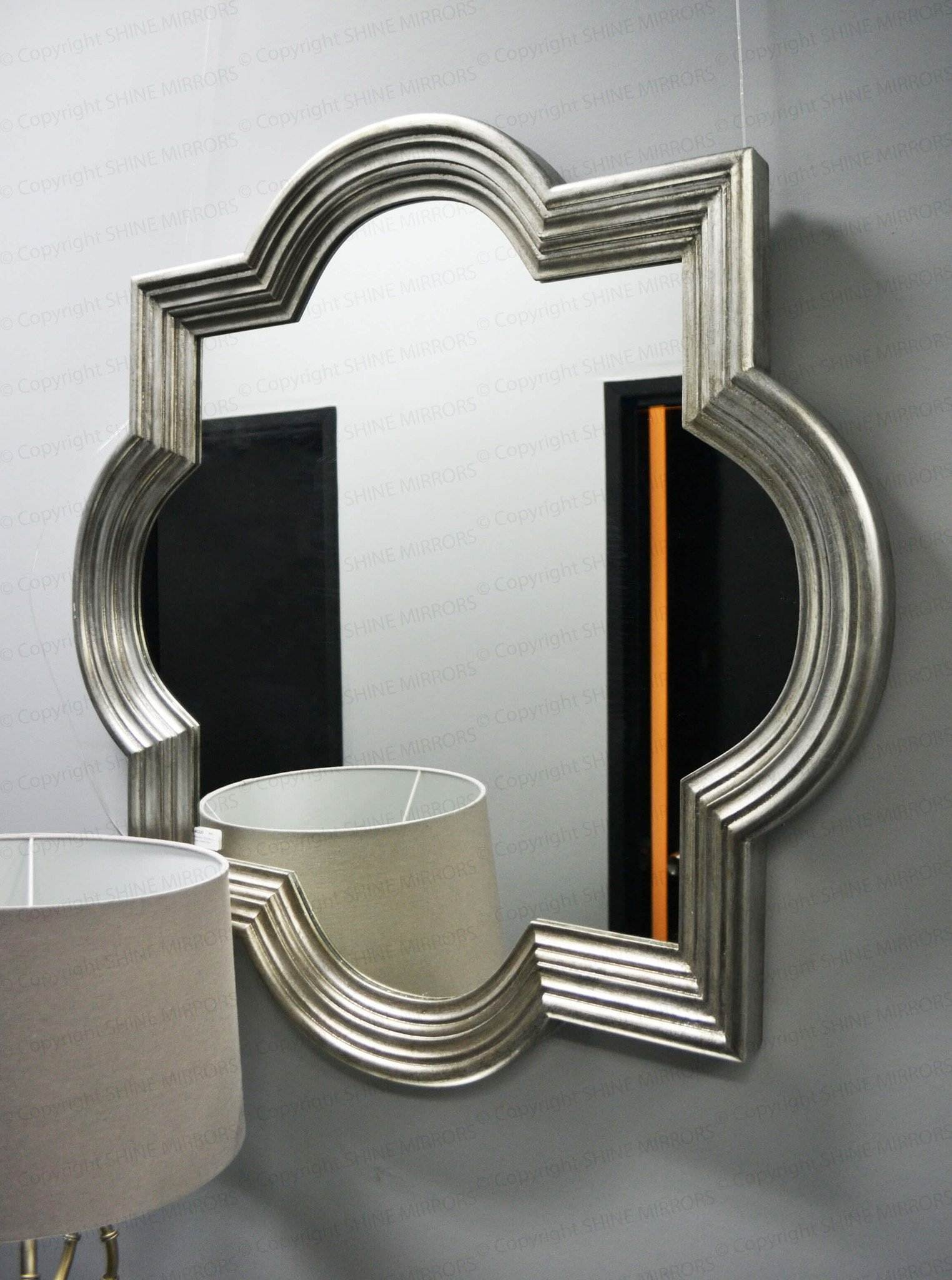 Silver Marrakech Mirror - HD Wallpaper 